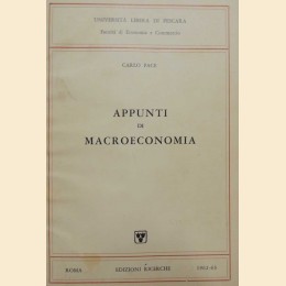 Pace, Appunti di macroeconomia