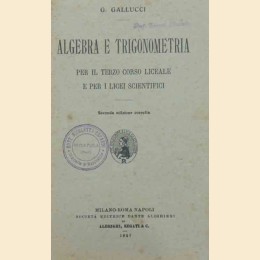 Gallucci, Algebra e trigonometria