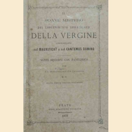 Marcellino da Civezza, Il soave mistero del concepimento immacolato della Vergine