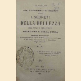 Trattato di igiene, di fisiognomonia e di abbellimento