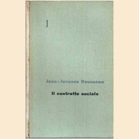 Rousseau, Il contratto sociale