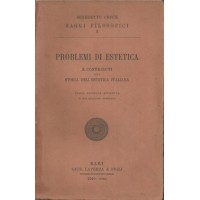 Croce, Problemi di estetica e contributi alla storia dell’estetica italiana