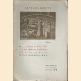 Del Lungo, Il Canto VI dell’Inferno letto nella Sala di Dante in Orsanmichele