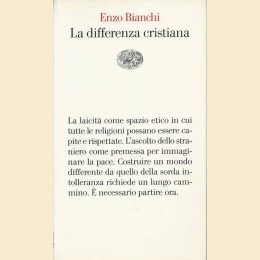 Bianchi, La differenza cristiana