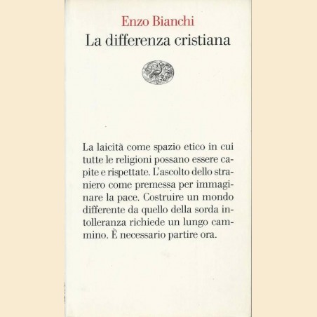 Bianchi, La differenza cristiana