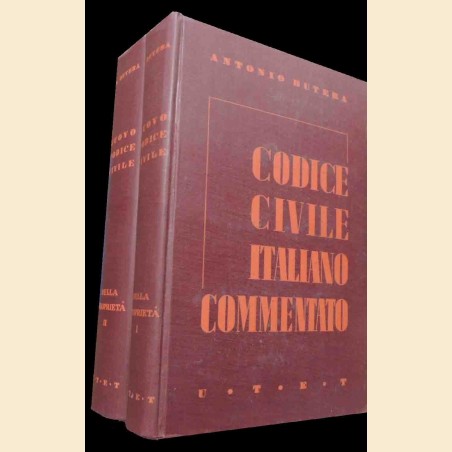 Butera, Il codice civile italiano commentato secondo l’ordine degli articoli. Libro della proprietà, 1941, 2 voll.