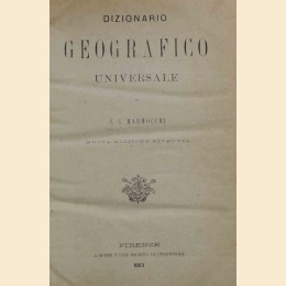 Marmocchi, Dizionario geografico universale