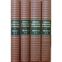 Dizionario enciclopedico di pedagogia, Editrice S.a.i.e, 1961, 4 voll.