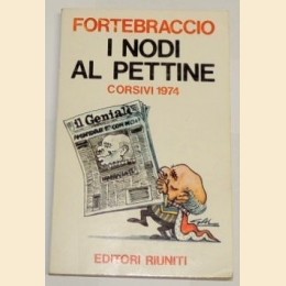 Fortebraccio, I nodi al pettine. Corsivi 1974