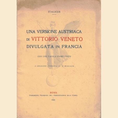 Italicus (A. Alberti), Una versione austriaca di Vittorio Veneto divulgata in Francia