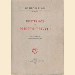 Barassi, Istituzioni di diritto privato