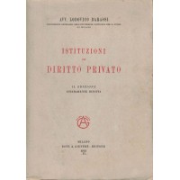 Barassi, Istituzioni di diritto privato