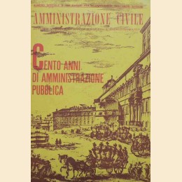 Cento anni di amministrazione pubblica, Amministrazione Civile, a. V, nn. 47-51, 1961