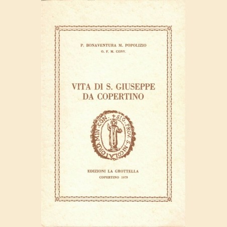 Popolizio, Vita di S. Giuseppe da Copertino