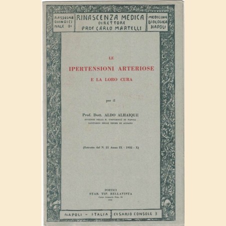 Alhaique, Le ipertensioni arteriose e la loro cura
