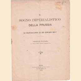 Grey, Il sogno imperialistico della Prussia