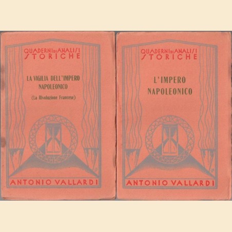 Quaderni di analisi storiche. Dall’Impero Napoleonico all’Impero Italiano Fascista, 6 fascicoli