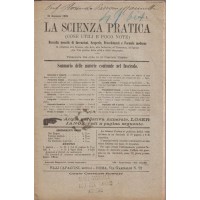 La scienza pratica. Cose Utili e poco note, 1895, 6 numeri