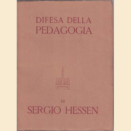 Hessen, Difesa della pedagogia