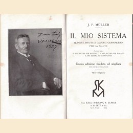 Muller, Il mio sistema. Quindici minuti di lavoro giornaliero per la salute