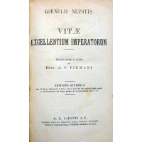 Cornelio Nepote (Cornelius Nepos), Vitae excellentium imperatorum, recensione e note di A. C. Firmani