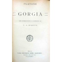 Platone (Plato), Gorgia, con introduzione e commento di C. O. Zuretti