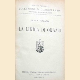 Terzaghi, La lirica di Orazio