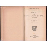 Vivona, Storia della letteratura romana. Dalle origini alla caduta dell’Impero Occidentale