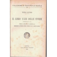 Livio (Livius), Il libro XXIII delle Storie commentato dal Prof. P. Parrella
