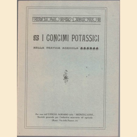 Poggi, Zago, I concimi potassici nella pratica agricola