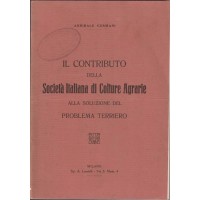 Germani, Il contributo della Società Italiana di Colture Agrarie alla soluzione del problema terriero