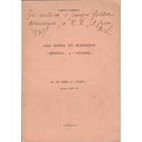 Lumbroso, Alla gloria dei reggimenti Genova e Novara