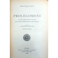 Kant, Prolegomeni, a cura di F. Albèrgamo