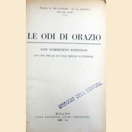 De Longis, La Magna, Le Odi di Orazio. Con commento estetico