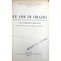 De Longis, La Magna, Le Odi di Orazio. Con commento estetico