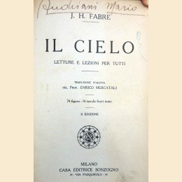 Fabre, Il cielo. Letture e lezioni per tutti