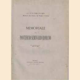 Garroni et al., Memoriale pel Pontificio Seminario Romano