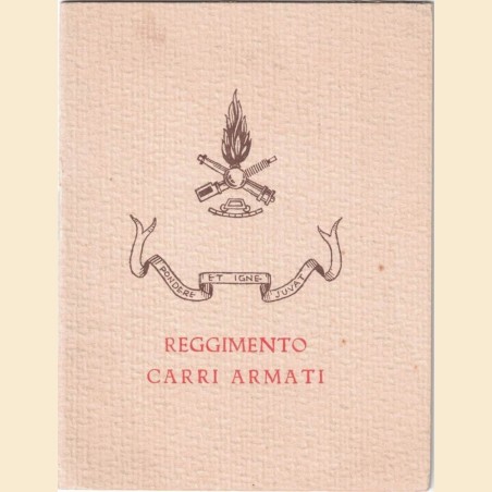 Regg. Carri Armati, 1934 XII E. F.