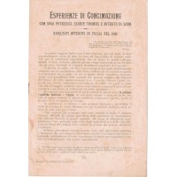 Esperienze di concimazione con sali potassici, scorie Thomas e nitrato di soda. Risultati ottenuti in Italia nel 1898