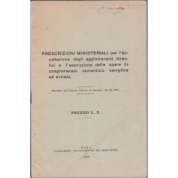 Prescrizioni min. per l’accettazione degli agglomeranti idraulici e l’esecuzione di opere in conglomerato cementizio