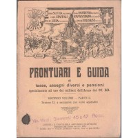 Quattrone, Prontuari e guida di tasse, assegni e pensioni specialmente ad uso dei militari dell’Arma dei CC. RR.