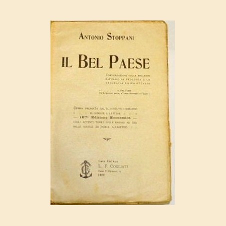 Stoppani, Il Bel Paese. Conversazioni sulle bellezze naturali, la geologia e la geografia fisica d'Italia