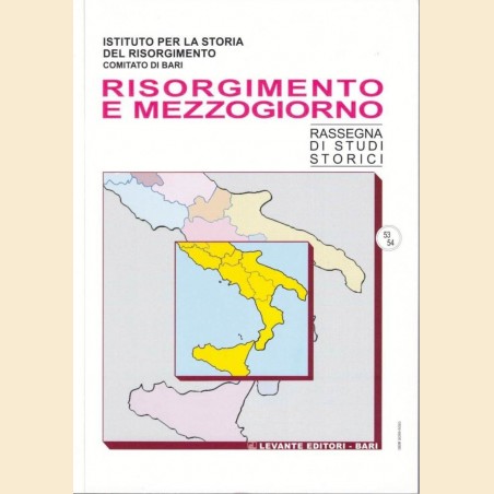 Risorgimento e Mezzogiorno, a. XXVII, n. 53-54, dicembre 2016