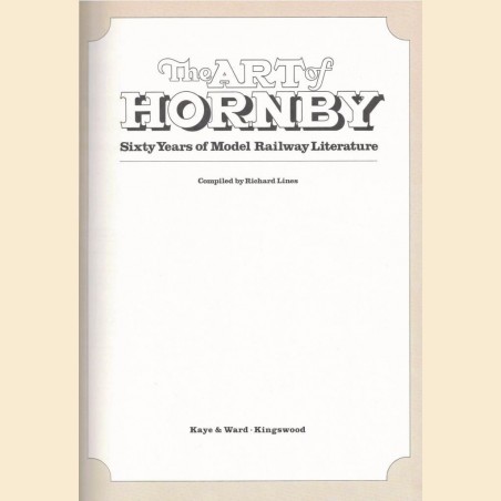 Lines, The art of Hornby. Sixty years of model railway literature