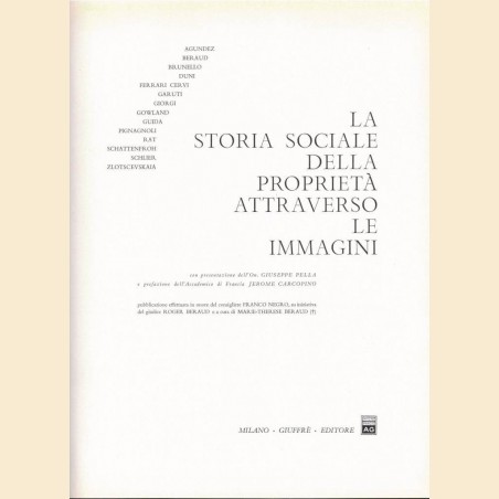 Agundez et al., La storia sociale della proprietà attraverso le immagini