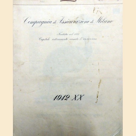 Compagnia di Assicurazione di Milano, 1942 XX (calendario)