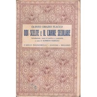 Orazio (Horatius), Odi scelte e Il Carme Secolare, introduzione, cenni di metrica e commento a cura di A. Bartoli