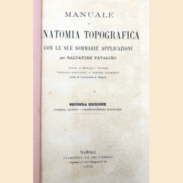 Favaloro, Manuale di anatomia topografica