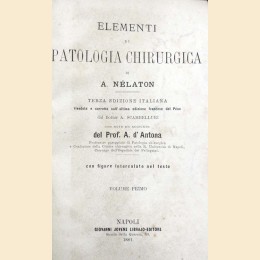 Nélaton, Elementi di patologia chirurgica, 6 voll.