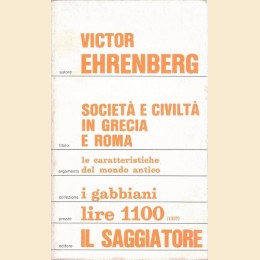 Ehrenberg, Società e civiltà in Grecia e Roma